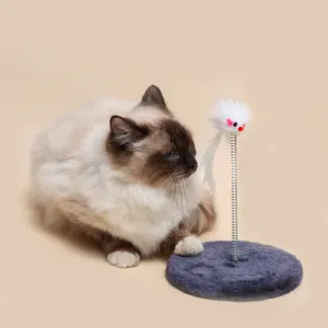 Meilleur prix jouets pour chat personnalisés intérieur interactif griffoir pour animaux de compagnie chat printemps souris jouets pour chats