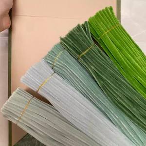 6mm 8mmDIY Enfants Jeu Éducatif Tuyau Noir Couleur Pipe Cleaners 58 Couleurs Rouge Bosse Chenille Tige Branches De Noël - Product Image 5