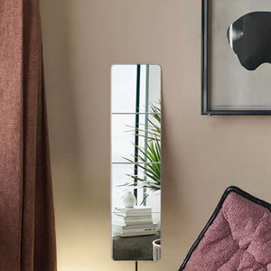 Colorful Minimalist <b>Glass</b> Full Length Foldable Desktop Portable and Handy Cosmetic Makeup <b>Mirror</b> - Product Image 3