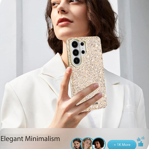 Fundas Magnéticas para Teléfono Móvil con Diamantes Brillantes para Samsung S26 S23 S24 Ultra S25 Plus, Recubrimiento Anti-Golpes - Product Image 5