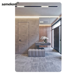 Keyless nhập cửa khóa bên ngoài tuôn ra cửa khách sạn bằng gỗ phong cách phòng ngủ HPL bí mật không khung ẩn cửa - Product Image 6