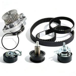 Kit de distribution et pompe à eau 1987949190 pour correction du démarrage à froid, du bruit de distribution, des fuites de liquide de refroidissement, de surchauffe et du ralenti rugueux, compatible moteurs 1.4L 01-14 - Product Image 1