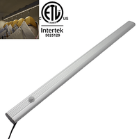 Luz de armario de 12 voltios, sensor de movimiento LED, colgador de armario, barra de luz de armario para muebles de hotel de hostelería