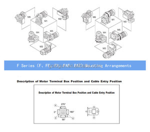 Réducteur de vitesse à engrenages hélicoïdaux à arbre parallèle série F FA FAF47, boîte de vitesses hélicoïdale à couple élevé - Product Image 4