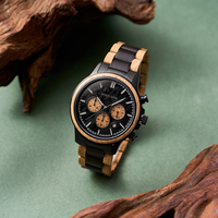 Jam Tangan Quartz Anti Air Kronograf Tiga Sub Dial Imitasi Marmer Gaya Antik Bisnis Terbaru Hari Ayah 2026