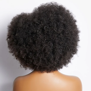 Perruque <span class=keywords><strong>Courte</strong></span> Bouclée Afro-Kinky en <span class=keywords><strong>Cheveux</strong></span> Humains Pas Chère, <span class=keywords><strong>Coupe</strong></span> Bob Pixie, Perruque en Dentelle <span class=keywords><strong>pour</strong></span> Femmes Noires - Product Image 3