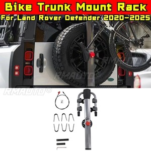 <strong>Bike</strong> <strong>Trunk</strong> Mount <strong>Rack</strong> <strong>Bike</strong> Spare Tire Mounted <strong>Rack</strong> Hitch Mount Chin Body Kit For Land Rover Defender 2020-2025 Car Accessories - Product Image 2