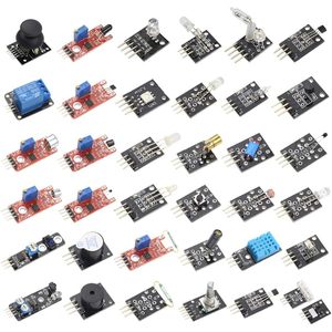 Kit de modules de capteurs HiLetgo 37 en 1 pour Arduino Raspberry Pi, kit de démarrage pour projets robotiques avec divers capteurs et composants - Product Image 1