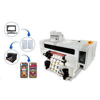Nouveau Funsun A3 One Pass UV 302 & 303 Machine d'imprimante UV à plat 60cm imprimante UV DTF imprimante à jet d'encre à passage unique imprimante à plat