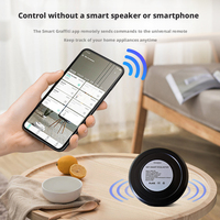 Hub infrarouge universel intelligent WiFi IR Blaster avec application mobile, commande vocale, programmation et liaison de scènes pour appareils IR domestiques et maison intelligente