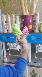 For Commercial Automatic New Soft <b>Ice</b> <b>Machine</b> 3 Flavors Frozen Yogurt Maker Soft <b>Ice</b> <b>Machine</b> - Product Image 1