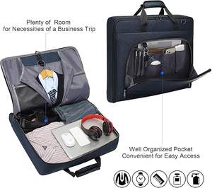 DFree Sample Custom Logo Home Moisture-Proof Clothing Protector Dress Clothes Dust Cover Non Woven <b>Suit</b> Garment <b>Bags</b> - Product Image 5