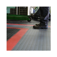Losetas de PVC para Interiores de Calidad Superior, Fáciles de Limpiar, Buena Flexibilidad, Absorción de Sonido, para Piso de Garaje