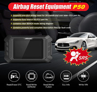OBDSTAR Obd Star P50 original, équipement de réinitialisation intelligent des airbags, couvre 38 marques et plus de 3000 numéros de pièces ECU