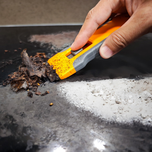 أداة مكشط شفرة حلاقة مع عشر شفرات تنظيف موقد طلاء فرن علوي مكشط حلاقة زجاجية - Product Image 5