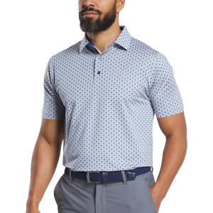 Polo deportivo ajustado de lujo con logotipo personalizado Dry Fit de alta calidad 94% poliéster 6% Spandex para rendimiento de golf para hombre - Product Image 4