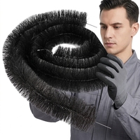 Brosse de nettoyage de gouttière en nylon personnalisable DIY OEM avec manche – Brosses de qualité supérieure