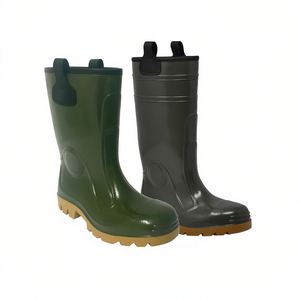 Botas de Seguridad de PVC Verde TTAKE con Suela para Protección Laboral - Product Image 2