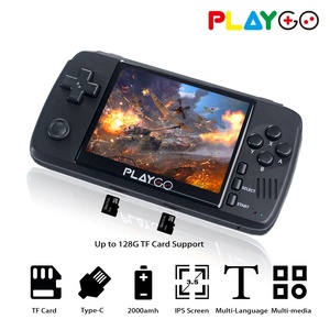 Écran IPS de 3,5 pouces Console de jeu portable <span class=keywords><strong>Playgo</strong></span> Emulator Carte TF de 16 Go Batterie de 2000 mAh 1000 jeux vidéo rétro classiques - Product Image 2