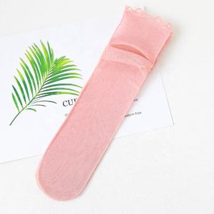 थोक ग्रीष्मकालीन पतली देखो महिलाओं के लिए पारदर्शी मोजे के माध्यम से महिलाओं के लिए पारदर्शी मोजे - Product Image 4