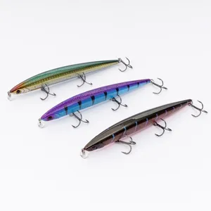 Getijdenlange Minnow Lokken TD-6012 Buikspieren Plastic Harde Aasvissen Lokken 145Mm 21G Zinkend Visaas Voor Alle Wateren