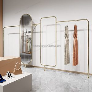 Appendiabiti in stile espositore con Pipe appendiabiti a parete appendiabiti negozio di vestiti per decorare cremagliera - Product Image 2