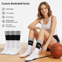 Chaussettes de sport grises de qualité pour jeunes, personnalisables avec logo, impression numérique, en coton, absorbantes et respirantes, collection printemps