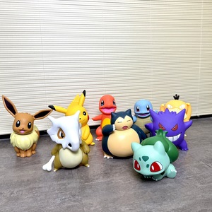 Figurines Pokémon géantes tendance en PVC, Pikachu, Snorlax, Bulbasaur, <span class=keywords><strong>Gengar</strong></span>, décoration de bureau avec emballage d'origine - Product Image 3