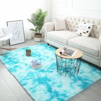 Tapis de Salon Grande Taille 100 % Polyester, Luxe en Fausse Fourrure, Moquette Épaisse et Douillette, Tapis Shaggy à Poils Longs pour Noël