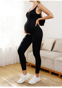 Justaucorps antichoc séchage rapide logo personnalisé vêtements une pièce pour femmes enceintes justaucorps <span class=keywords><strong>de</strong></span> cyclisme simples gymnastique noël - Product Image 6