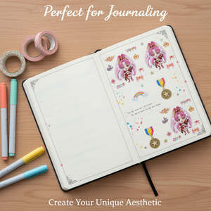 สติกเกอร์อนิเมะกันน้ำแบบมีกาวในตัว เหมาะสำหรับแล็ปท็อปและของสะสมของแฟนคลับ สติกเกอร์ตัวละครอนิเมะแบบพิมพ์ตามสั่ง - Product Image 4