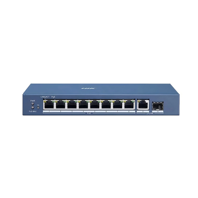 DS-3E0310HP-E 8 Port Fast Ethernet Unmanaged POE Switch