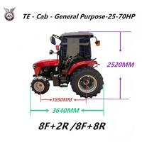 Mini tracteur agricole, tracteur compact 4 roues motrices 25-70 CV, tracteur agricole, tracteur de travail, tracteurs compacts