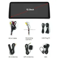 Superventas 12,3 ''pantalla táctil completa Panel Android reproductor Multimedia para coche marco estéreo para TOYOTA Old RAV4 GPS DSP incorporado