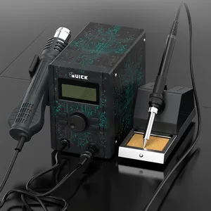 QUICK 715 2 In 1 Rework & Soldering Station For Mobile Phone Repair Soldering Iron Tools Hot Air Gun BGA Rework Station