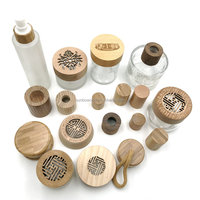 Tapa de bambú de madera cuadrada pulida personalizada de fábrica con sello de goma para tarros de almacenamiento Tapa de tarros de vidrio
