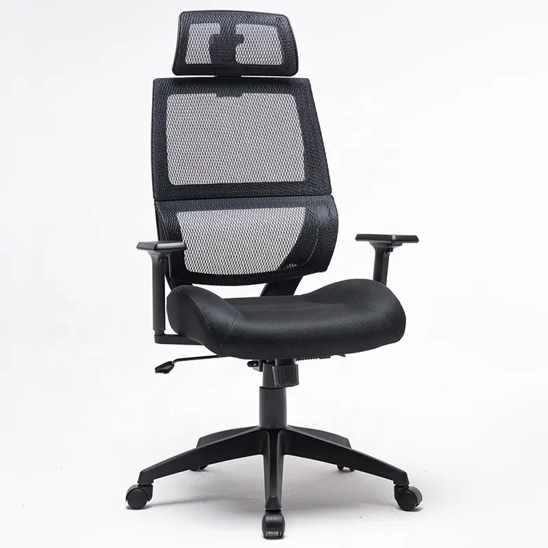BIFMA-silla giratoria ejecutiva de malla coreana para personas pesadas, sillón de oficina moderno de lujo