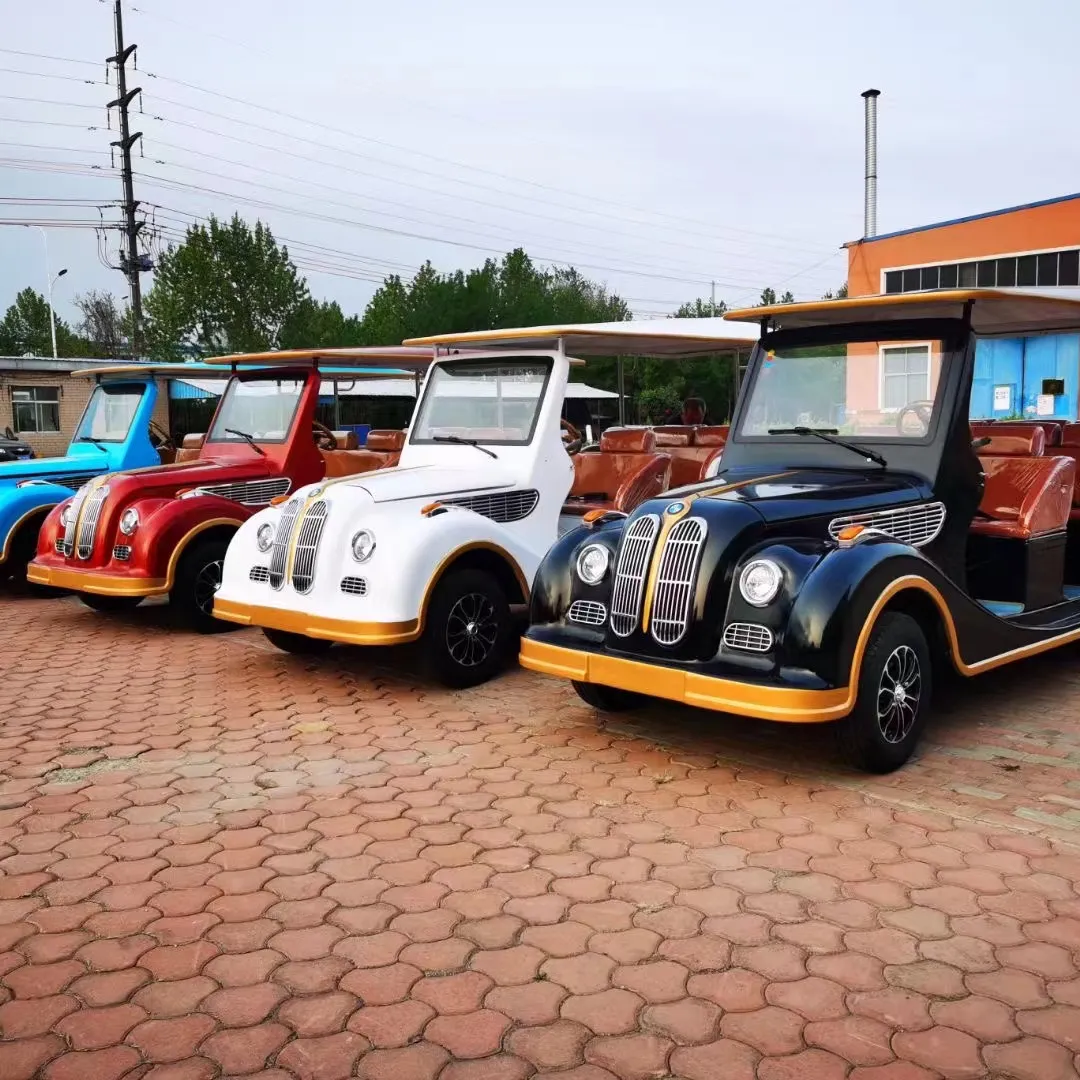 SHUNCHA 11 kursi mobil listrik Golf wisata Carts Vintage wisata troli untuk dijual