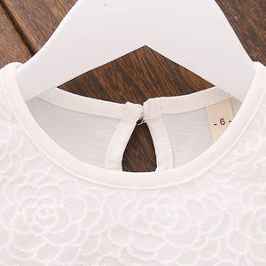 1 <b>Year</b> Old Newborn Baby Cotton White Dresses With Flower for Baby Girls Dress Summer New Style Made in China - Product Image 2