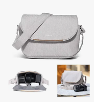Sac pour appareil photo DSLR SLR Petit sac à dos pour appareil photo Convient aux sacs à dos antivol pour ordinateur portable 13 pouces avec housse de pluie Support de trépied