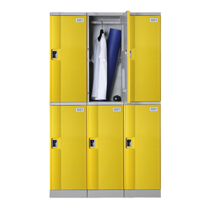 Armoire casier Toppla 6 portes en plastique ABS avec serrure électronique, idéale pour l'école, le rangement extérieur et les vestiaires, étanche - Meilleures ventes - Product Image 5
