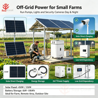 Kit Solaire Hybride Complet 6KW 16KWh avec Onduleur et Stockage Intégrés, Panneaux Photovoltaïques 450W/550W pour Maison et Ferme