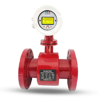 Medidor de Flujo Magnético Integrado de 200 mm Rs485, Medidor de Flujo Electromagnético para Aguas Residuales Líquidas, Convertidor