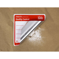 Fournitures de laboratoire emballage unique 95x95mm approuvé par la FDA Food & pharma seal close-it food étiquettes imprimables