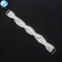 Lot de 300 boucles de connexion pour bikini, bijoux en métal, strass, perles, jouet NPC