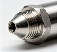 Buse à jet cannelée pour liquide, usinage CNC, sur mesure, en acier inoxydable, haute pression, connecteur de liquide anti-fuite, nettoyage automatique