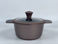 Batterie de cuisine antiadhésive 16 pièces à motif martelé, écologique, compatible induction, design de luxe, haute qualité, pour cuisine domestique - Meilleures ventes