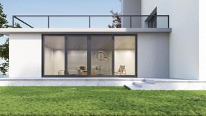 <span class=keywords><strong>Porte</strong></span> coulissante en aluminium à double vitrage, étanche, pour extérieur, villa, patio, balcon, terrasse, bureau, salon - Personnalisable intérieur/extérieur - Product Image 4