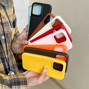 Coque de téléphone antichoc intégrale en cuir texturé Litchi, coque protectrice souple pour iPhone 11 12 13 14 15 16 Pro Max - Product Image 2