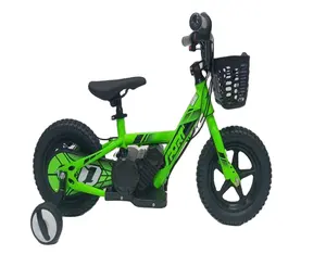 Vélo d'équilibre électrique pour enfants 24V 100W 2.5/5.2Ah sans pédale pour enfants vélo jouet électrique 12/16 pouces pour enfants